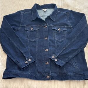 Duluth Trading Co Deep Blue Denim Jacket